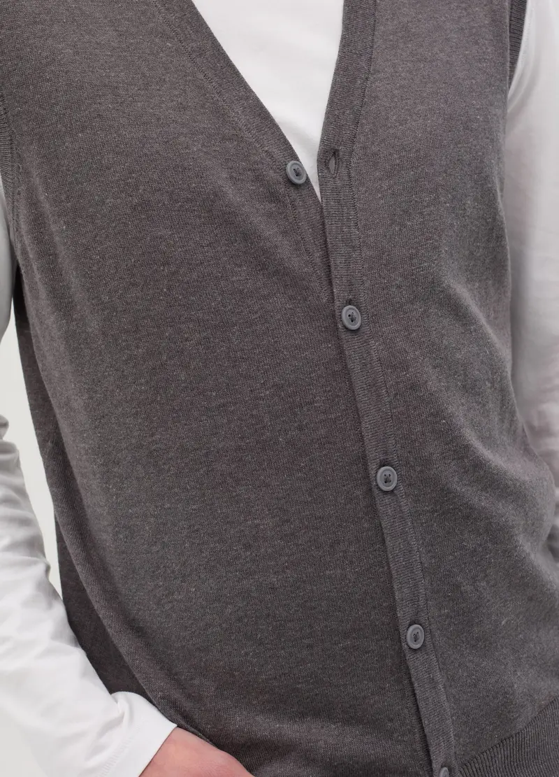 OVS Gilet Uomo Grigio 4169353 miniatura 3