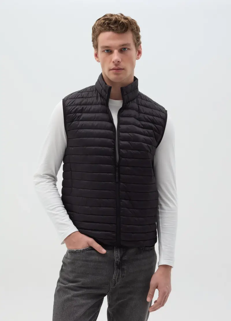 OVS Gilet Uomo Nero 3989428 miniatura 2