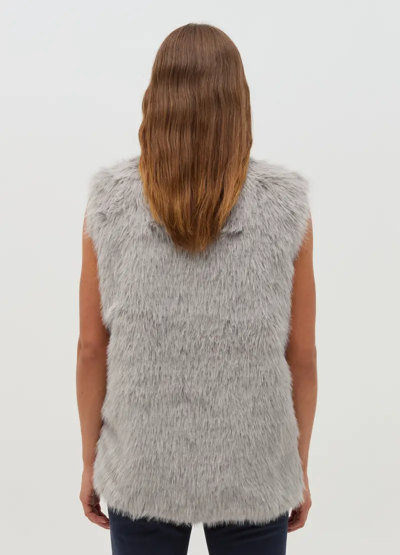 OVS Gilet Donna Grigio 4306807 miniatura 3