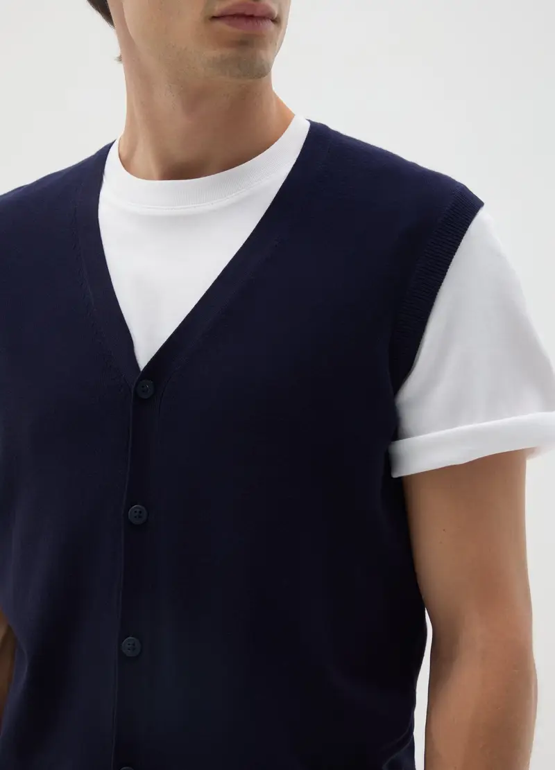 OVS HOUSEBRAND Gilet Uomo Blu 1175465 miniatura 3