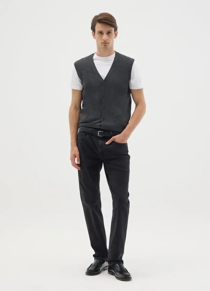 OVS HOUSEBRAND Gilet Uomo Grigio 1175464 miniatura 2