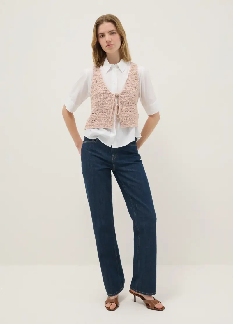 OVS Gilet Donna Rosa 4330224 miniatura 2