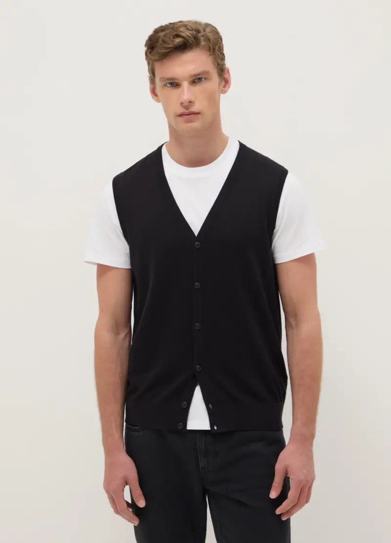 OVS Gilet Uomo Nero 3984291