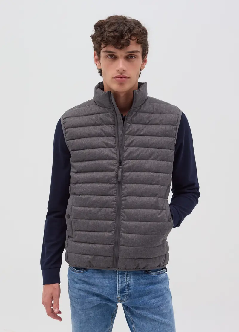 OVS Gilet Uomo Grigio 3914817 miniatura 2