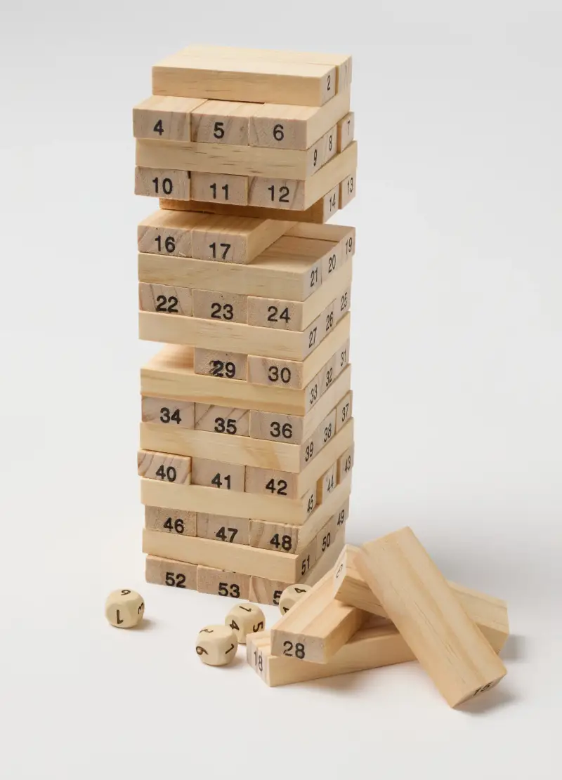 Gioco Da Tavolo In Legno, Uomo, Marrone miniatura 3