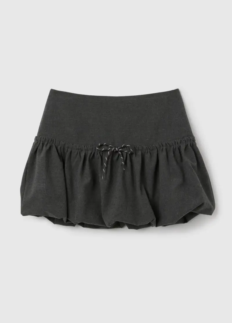 Gonna Grigia Regular Fit, Donna, Grigio