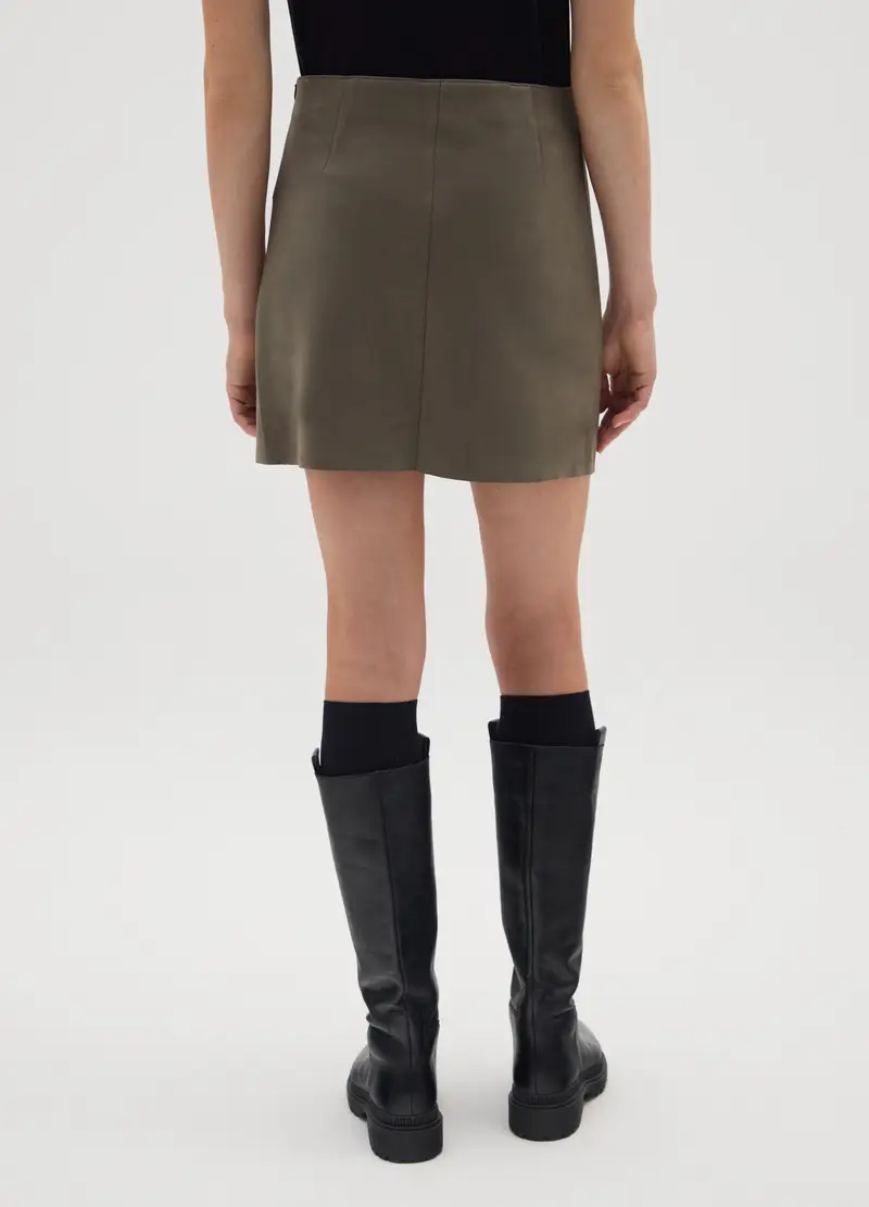 Gonna Mini Marrone, Donna, Marrone miniatura 3