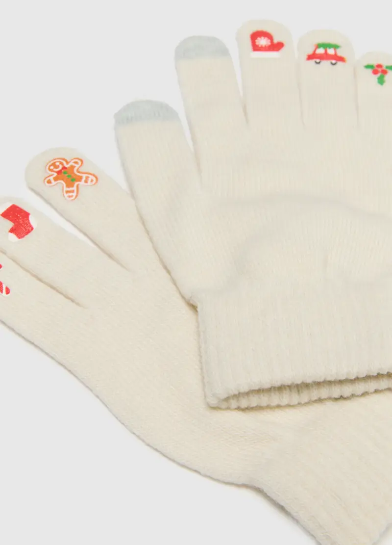 OVS Guanti Donna Beige 3844858 miniatura 3