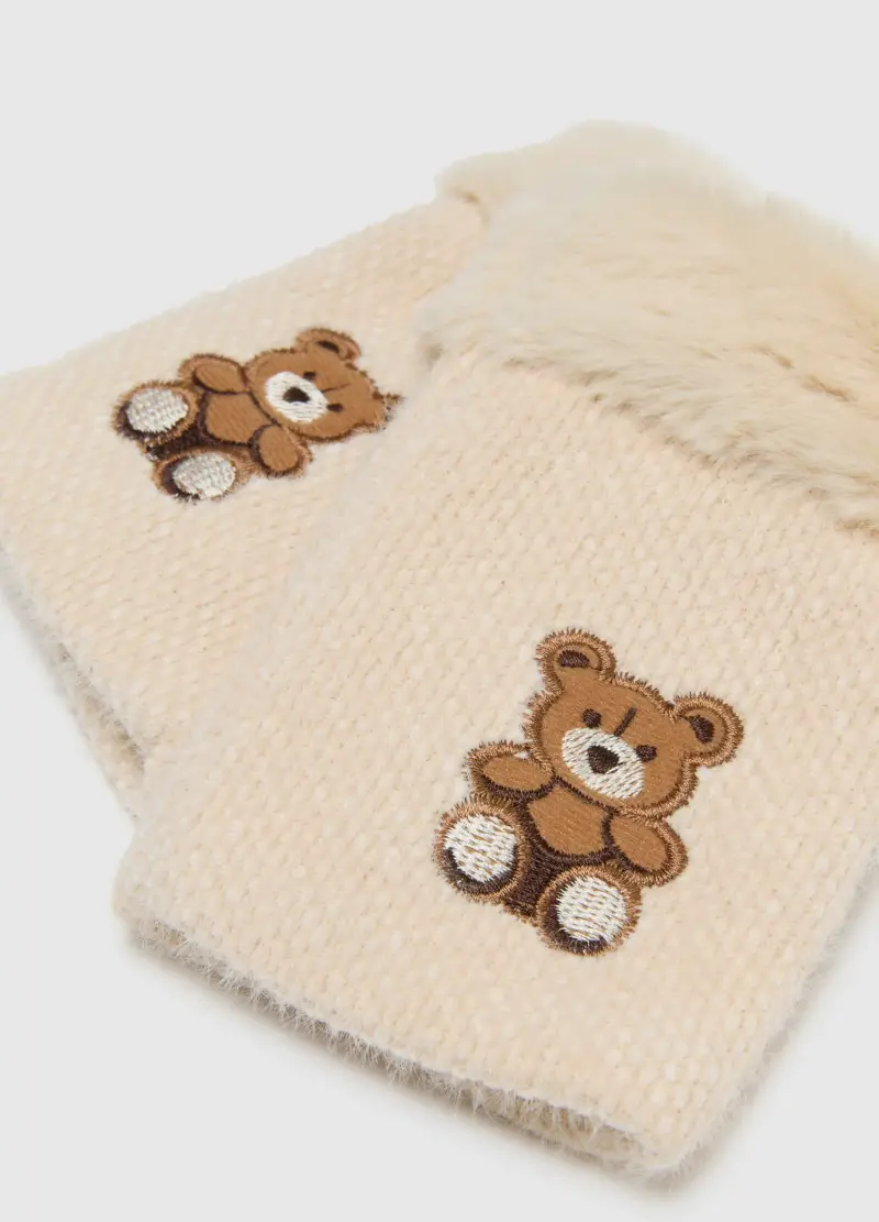 OVS Guanti Donna Beige 3844915 miniatura 3