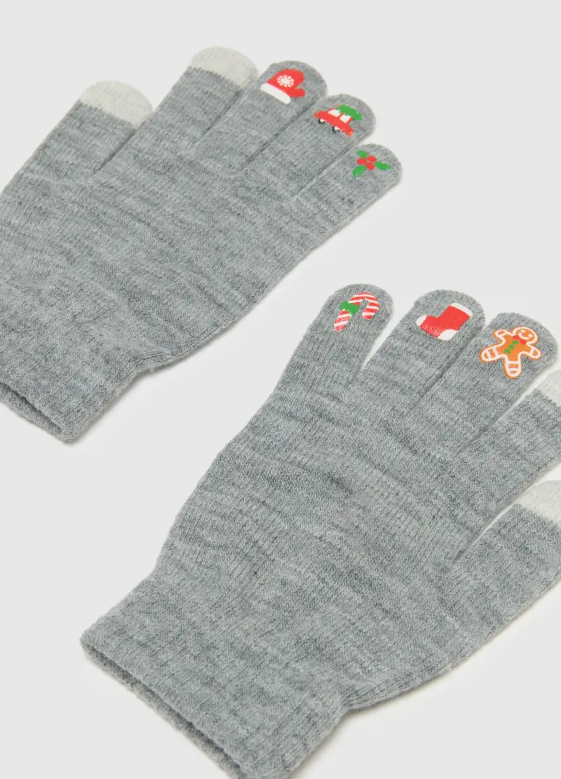 OVS Guanti Donna Grigio 3844859 miniatura 2