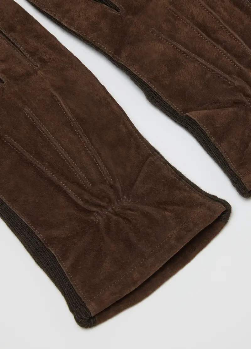 OVS Guanti Uomo Marrone 4153900 miniatura 2