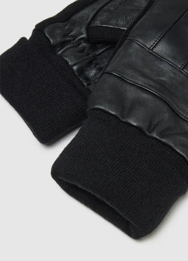 OVS Guanti Uomo Nero 4153903 miniatura 2