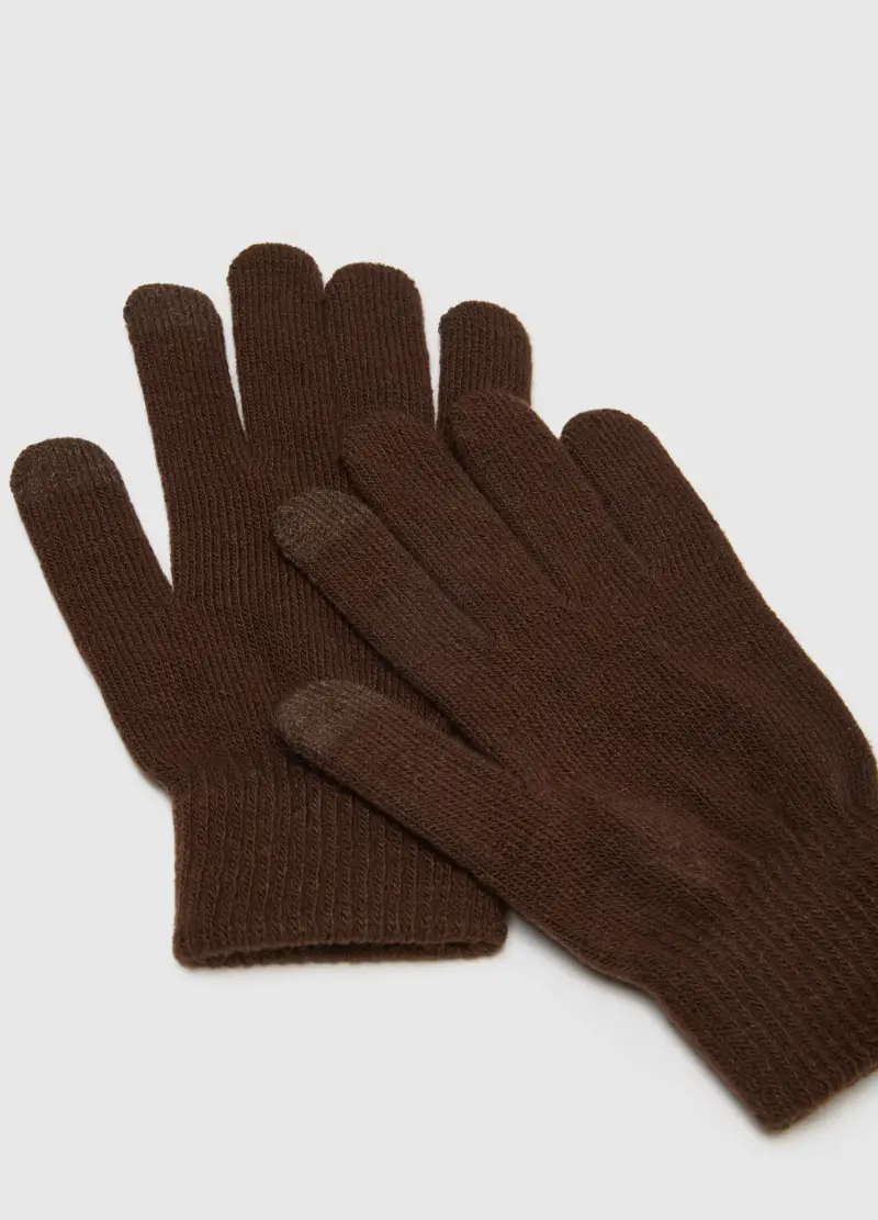 OVS Guanti Donna Marrone 3488790 miniatura 3