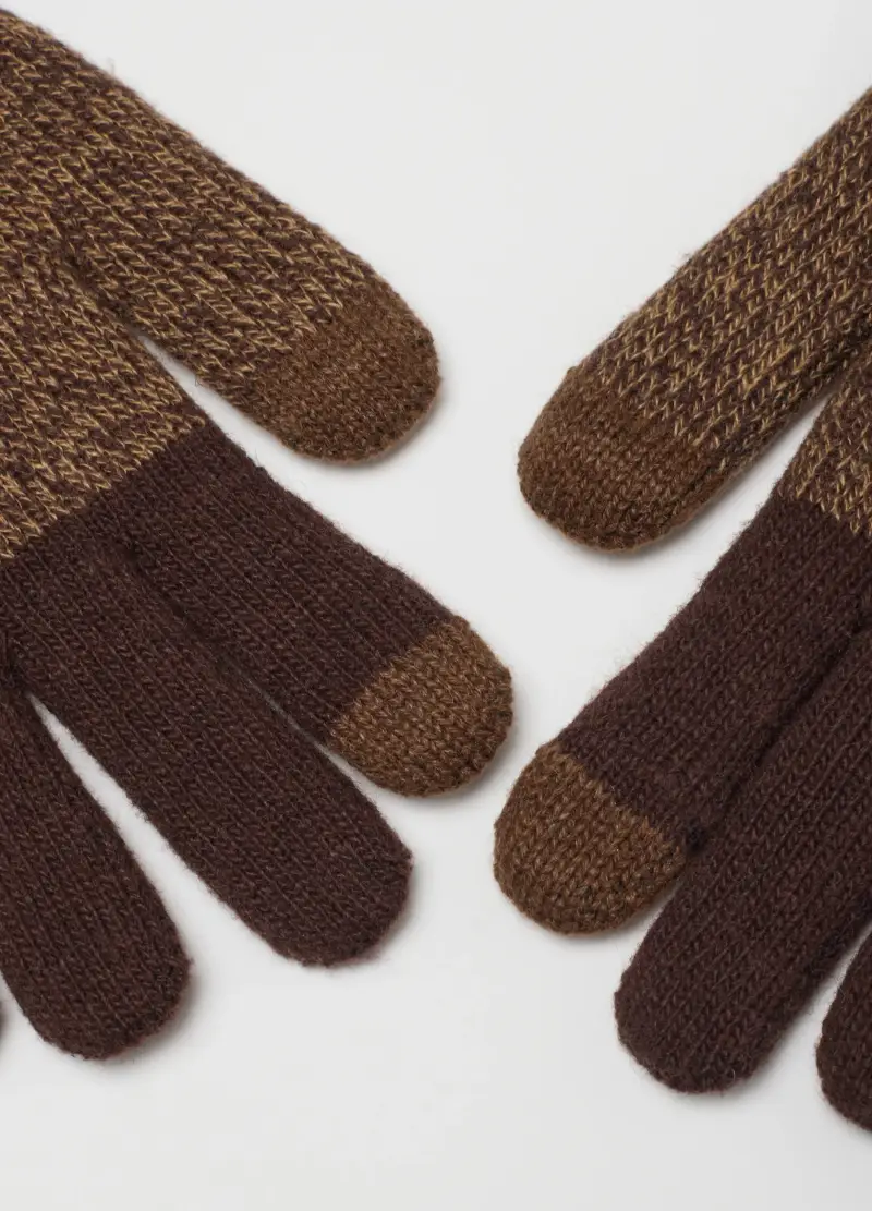 OVS Guanti Uomo Marrone 3245391 miniatura 3