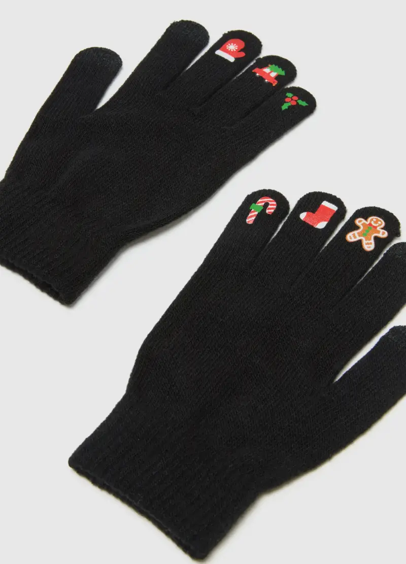 OVS Guanti Donna Nero 3844860 miniatura 2