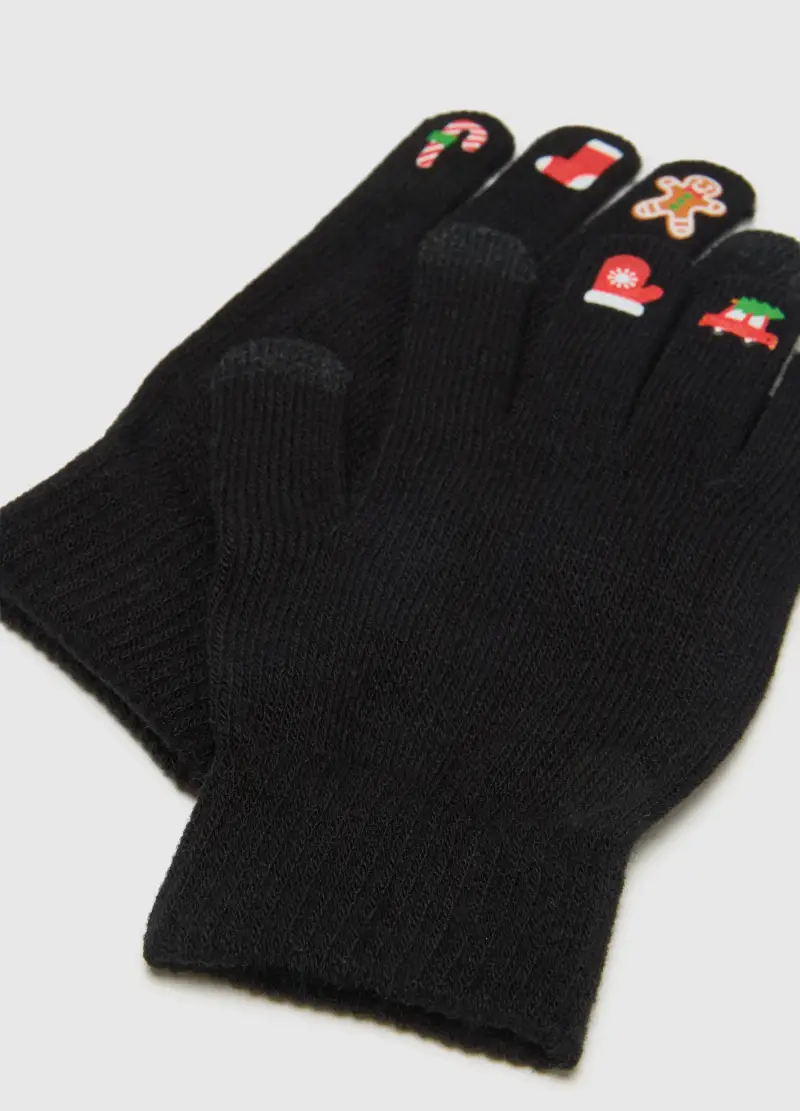 OVS Guanti Donna Nero 3844860 miniatura 3