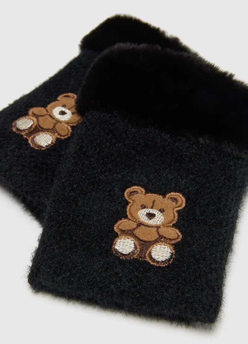 OVS Guanti Donna Nero 3844916 miniatura 3