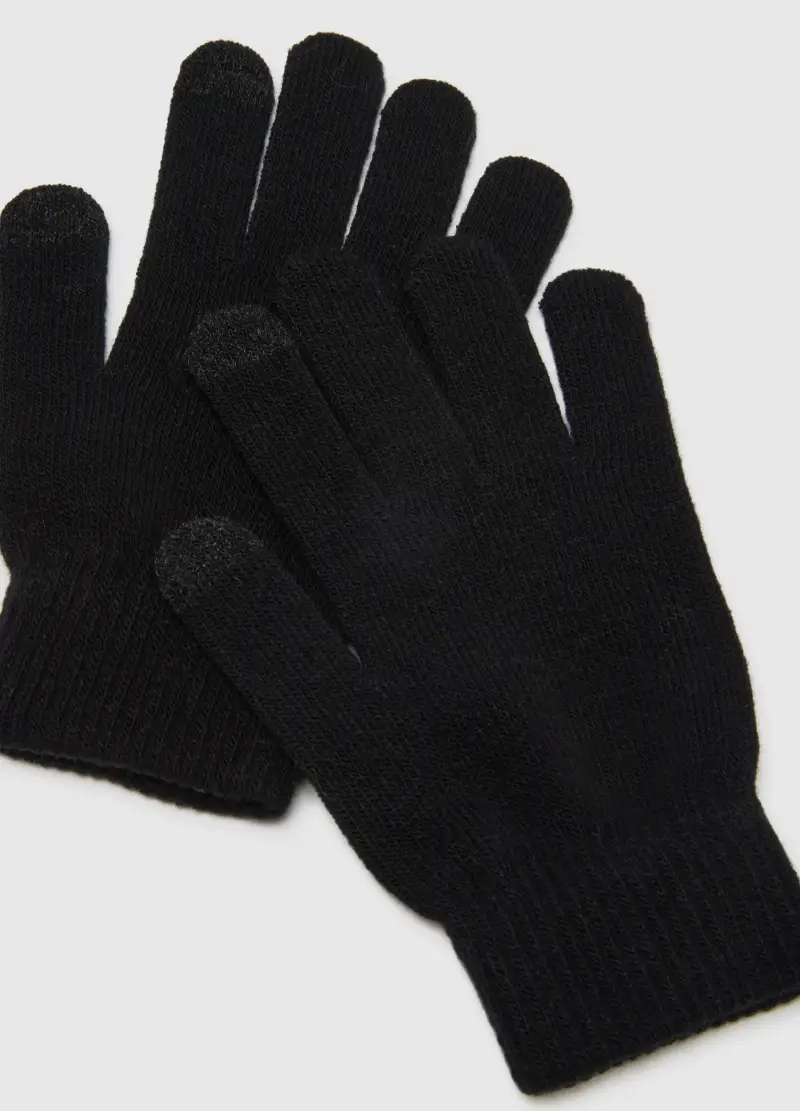 OVS Guanti Donna Nero 3488791 miniatura 3