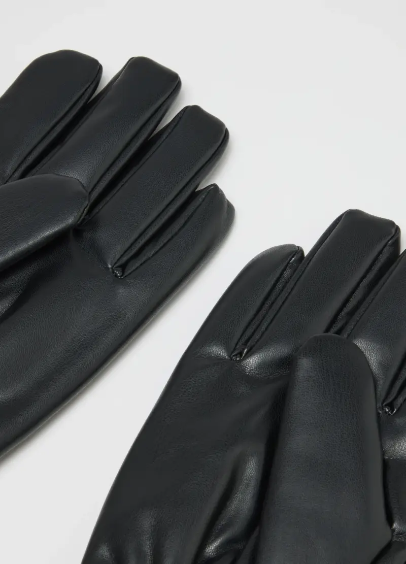 OVS Guanti Uomo Nero 3289585 miniatura 2