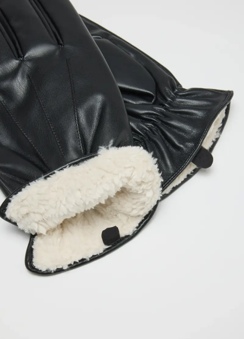 OVS Guanti Uomo Nero 3289585 miniatura 3