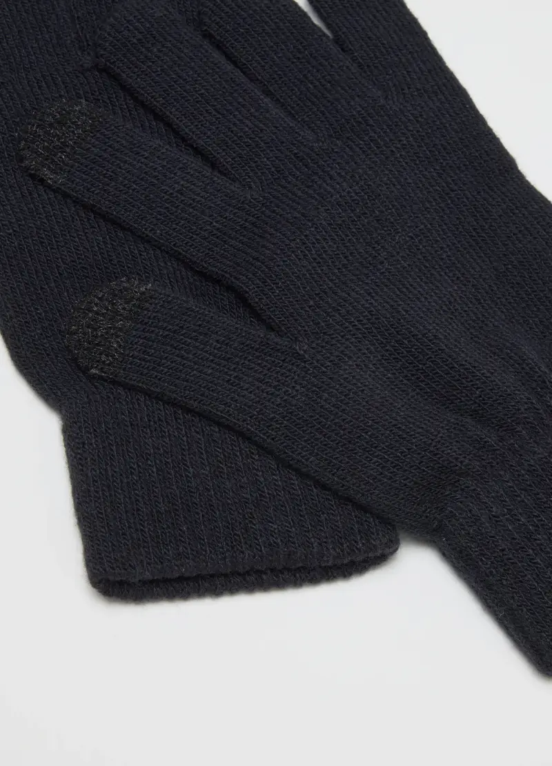 OVS Guanti Uomo Nero 3289336 miniatura 2