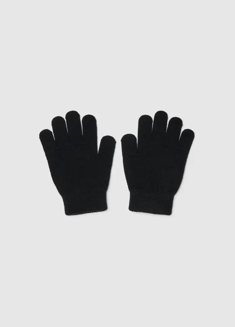 OVS Guanti Bambino Nero 2616274 miniatura 2