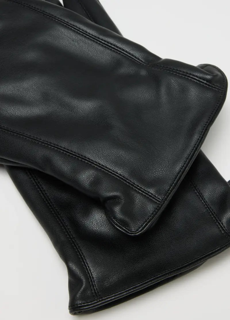 OVS Guanti Uomo Nero 3289587 miniatura 3