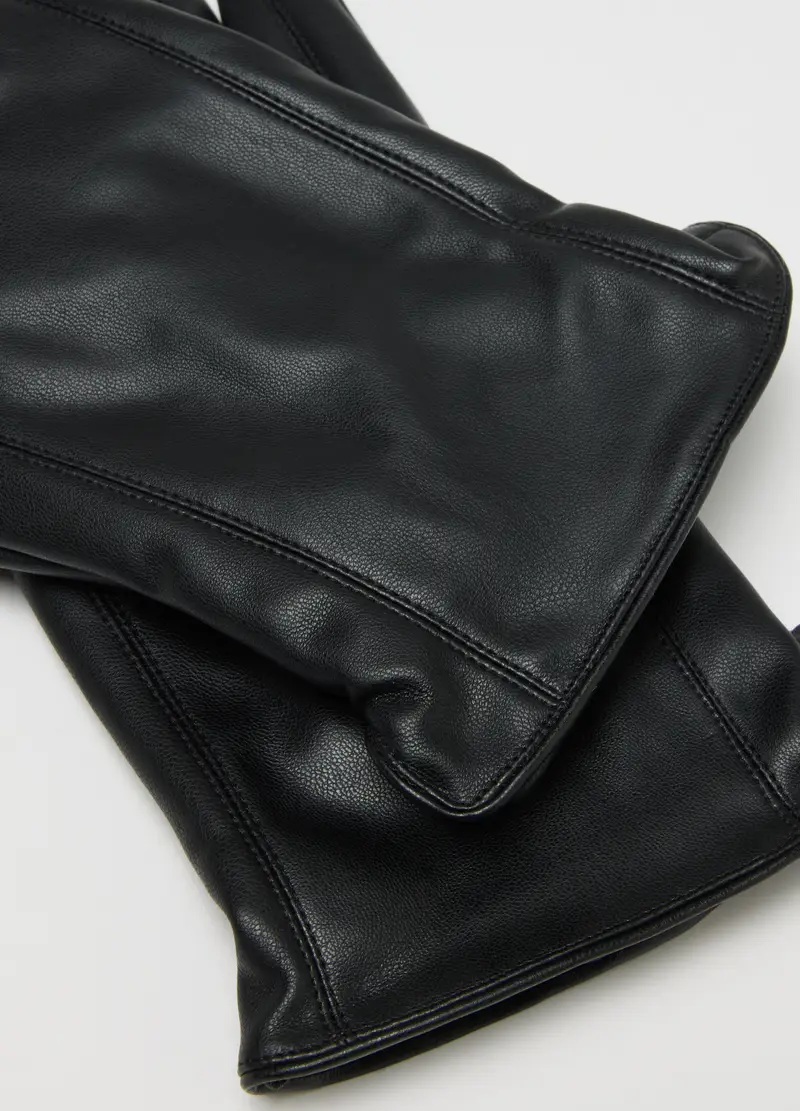 OVS Guanti Uomo Nero 4153902 miniatura 3