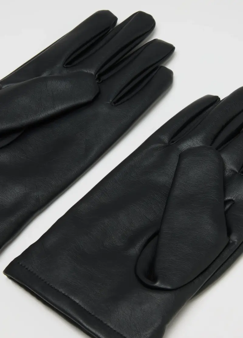 OVS Guanti Uomo Nero 4153901 miniatura 2