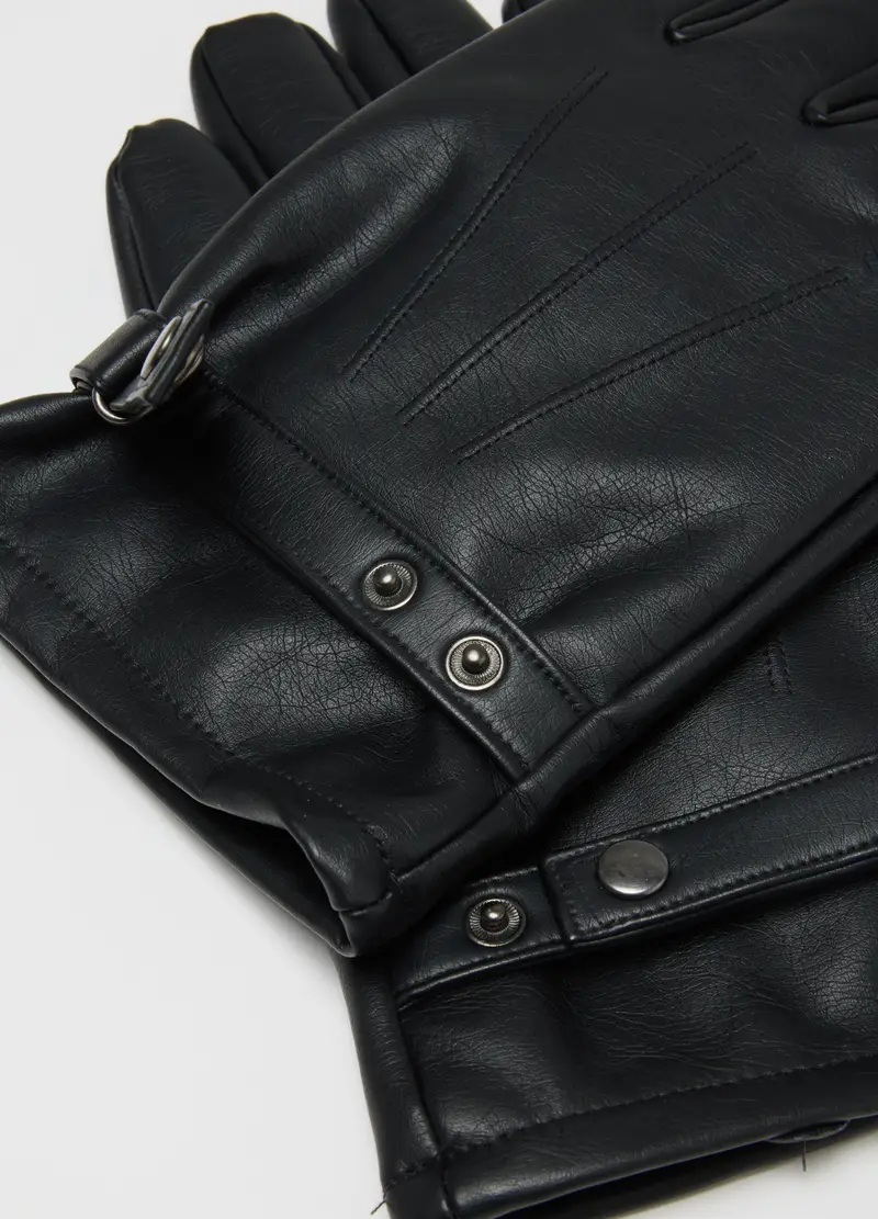 OVS Guanti Uomo Nero 4153901 miniatura 3