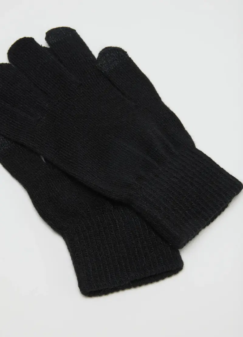 OVS Guanti Uomo Nero 3530937 miniatura 3