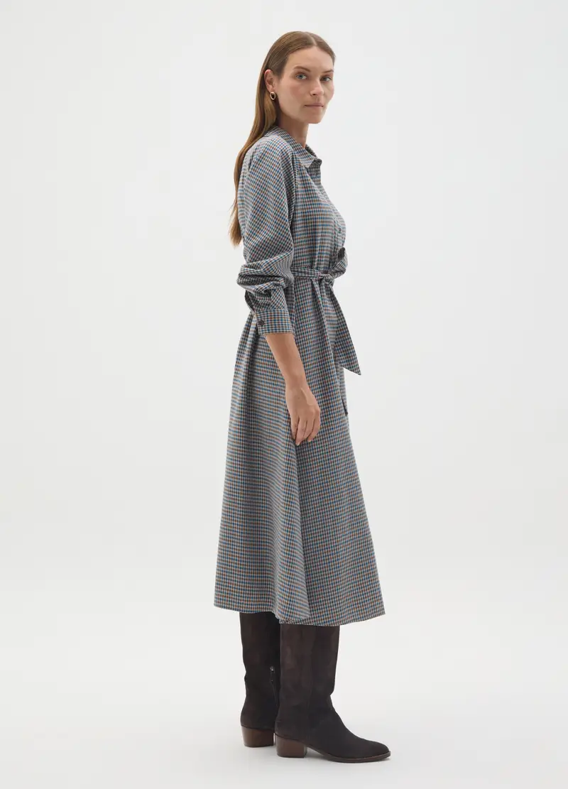 OVS, Abito Premaman Multicolor A Micro Quadretti, Donna, Multicolor miniatura 2