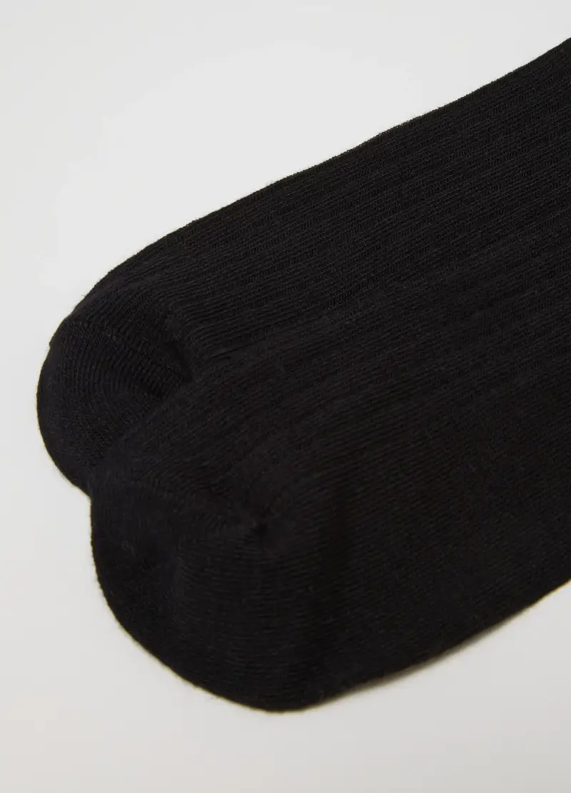 OVS, Bipack Calzini Neri Elasticizzati, Donna, Nero miniatura 3