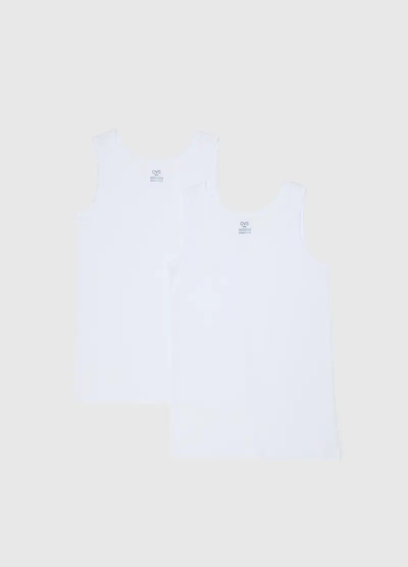 OVS HOUSEBRAND Canotte Ragazzo Bianco 3960974