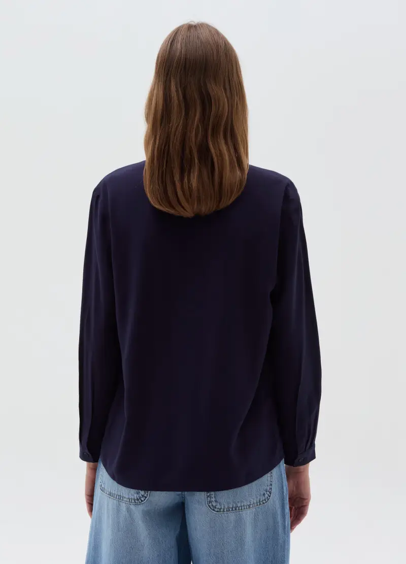 OVS HOUSEBRAND Polo Donna Blu 2615650 miniatura 3