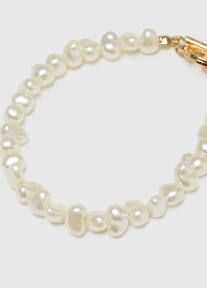 OVS, Braccialetto Bianco Con Perle, Donna, Multicolor miniatura 2