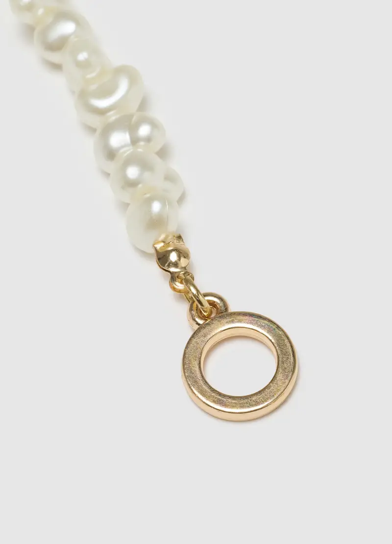 OVS, Braccialetto Bianco Con Perle, Donna, Multicolor miniatura 3