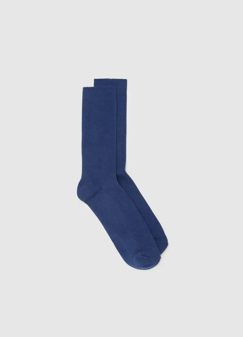 OVS , Calze Midi Blu In Misto Cotone, Uomo, Blu