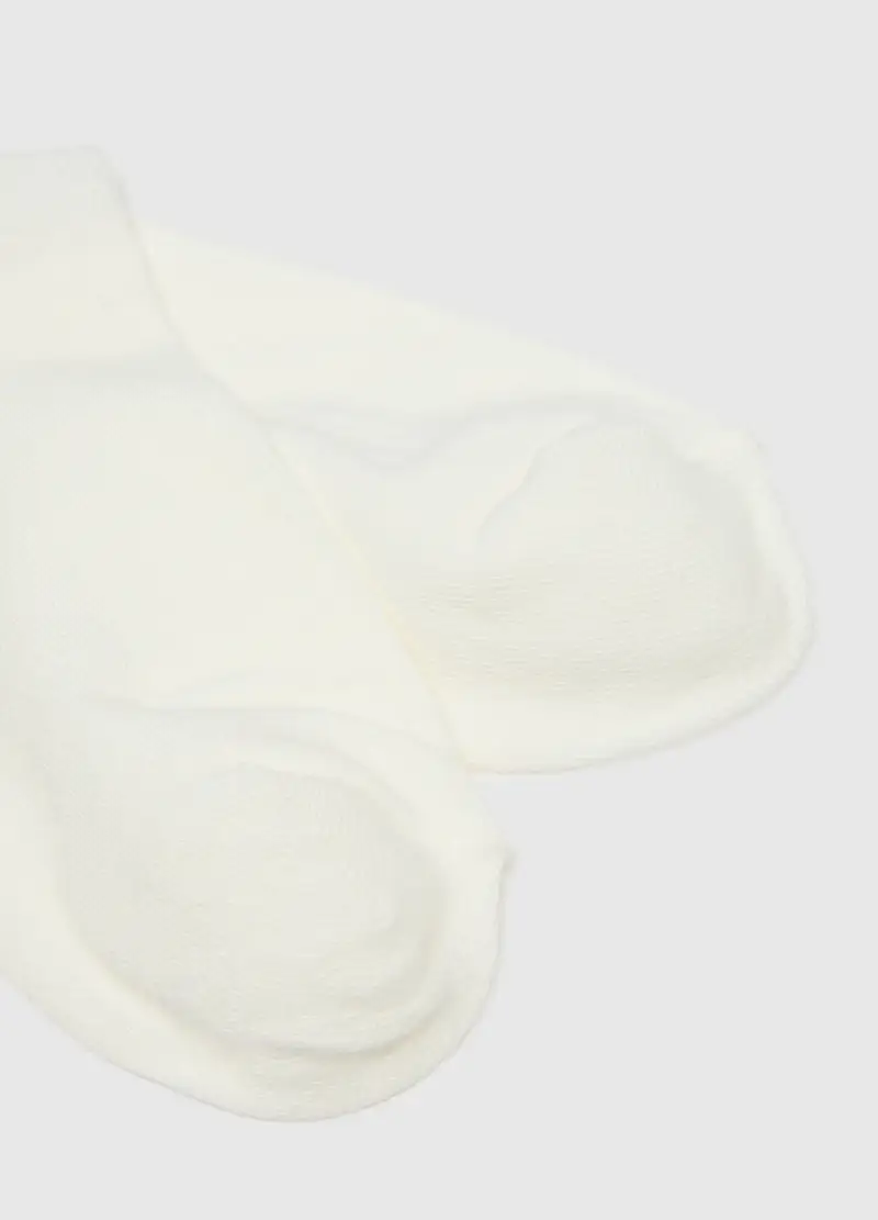 OVS, Calzini Corti Bianchi, Donna, Bianco miniatura 3