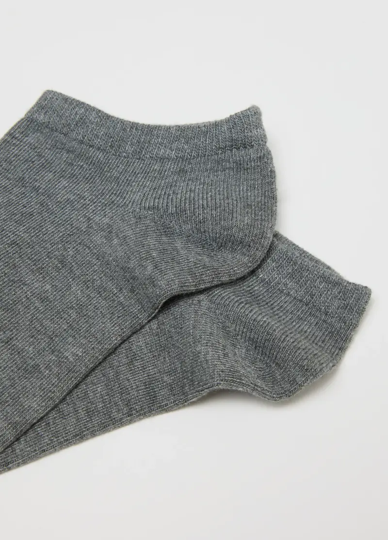 OVS, Calzini Corti Grigi, Donna, Grigio miniatura 2