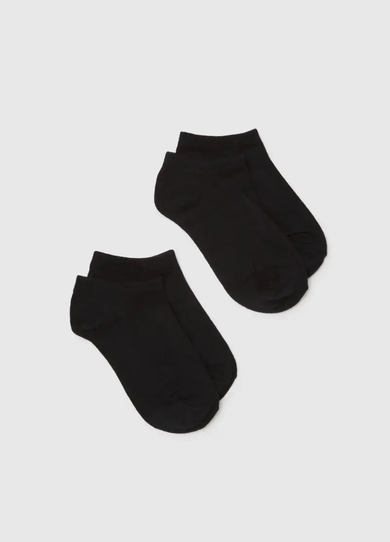 OVS , Calzini Corti Neri, Donna, Nero