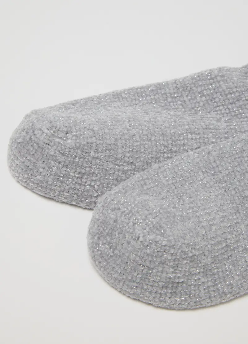OVS, Calzini In Tessuto Elasticizzato Grigi, Donna, Grigio miniatura 3