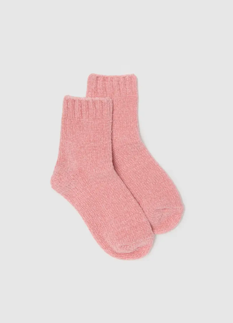 OVS , Calzini In Tessuto Elasticizzato Rosa, Donna, Rosa