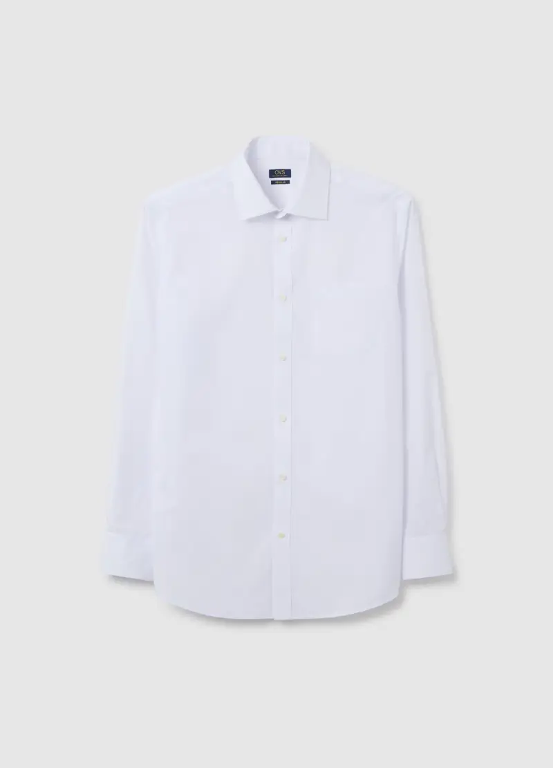 OVS , Camicia Bianca Regular Fit Easy Iron, Uomo, Bianco