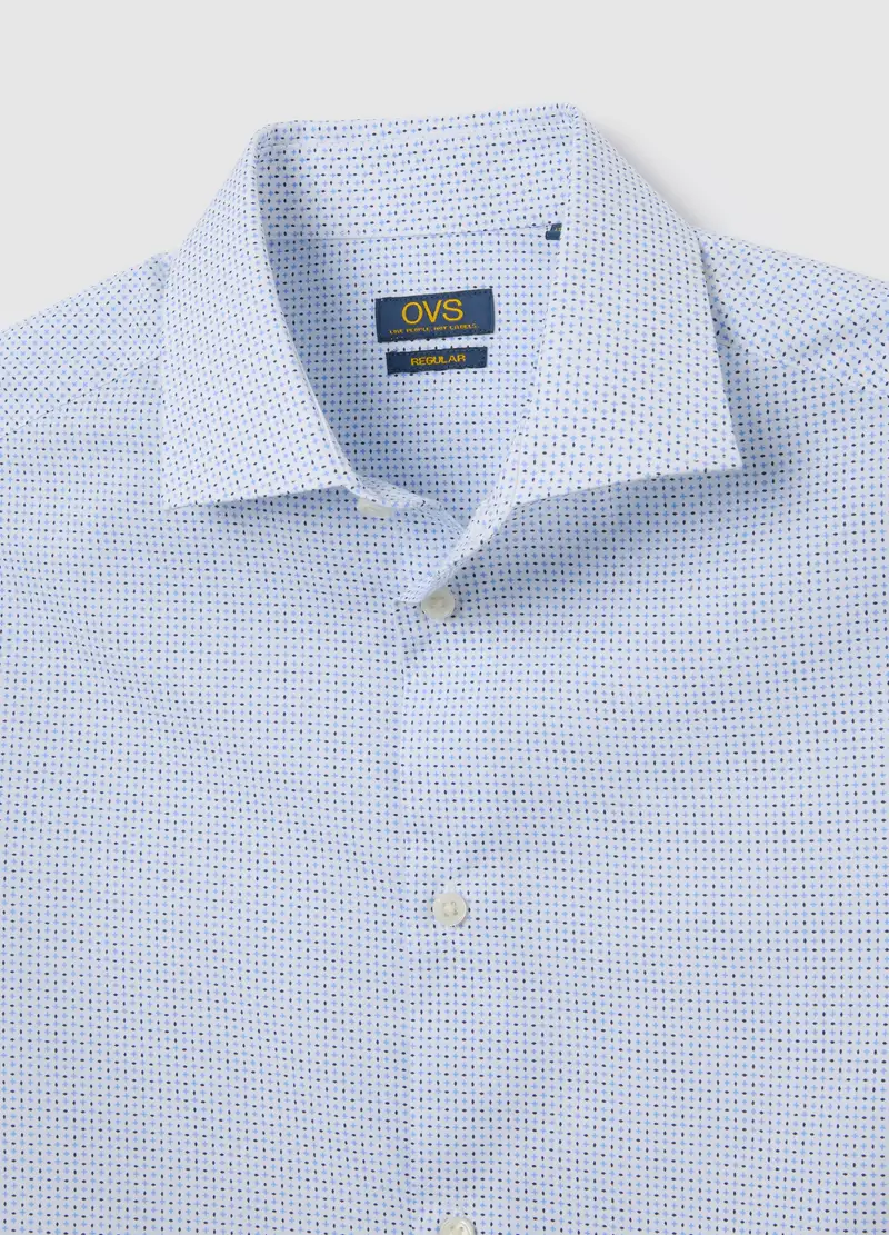 OVS, Camicia In Cotone Elasticizzato Multicolor Regular Fit, Uomo, Multicolor miniatura 2