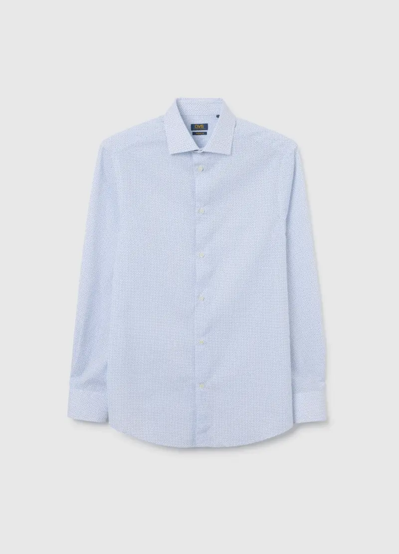 OVS , Camicia In Cotone Elasticizzato Multicolor Regular Fit, Uomo, Multicolor