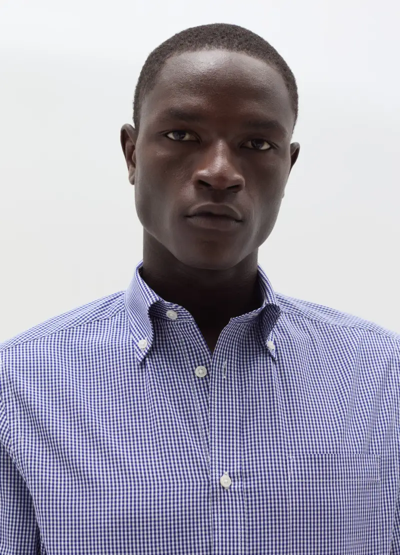 OVS, Camicia Regular Fit Fantasia Micro Quadri, Uomo, Multicolor miniatura 2