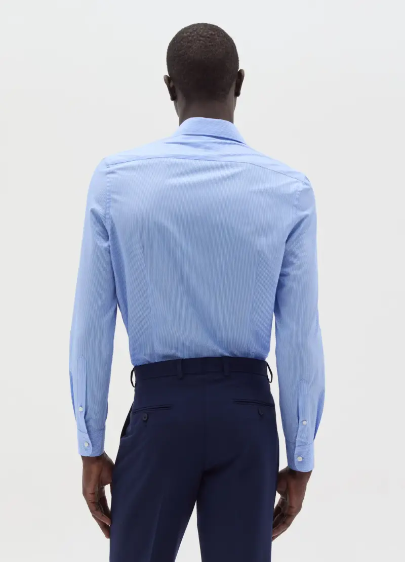 OVS, Camicia Slim Fit Con Fantasia A Righe, Uomo, Multicolor miniatura 3