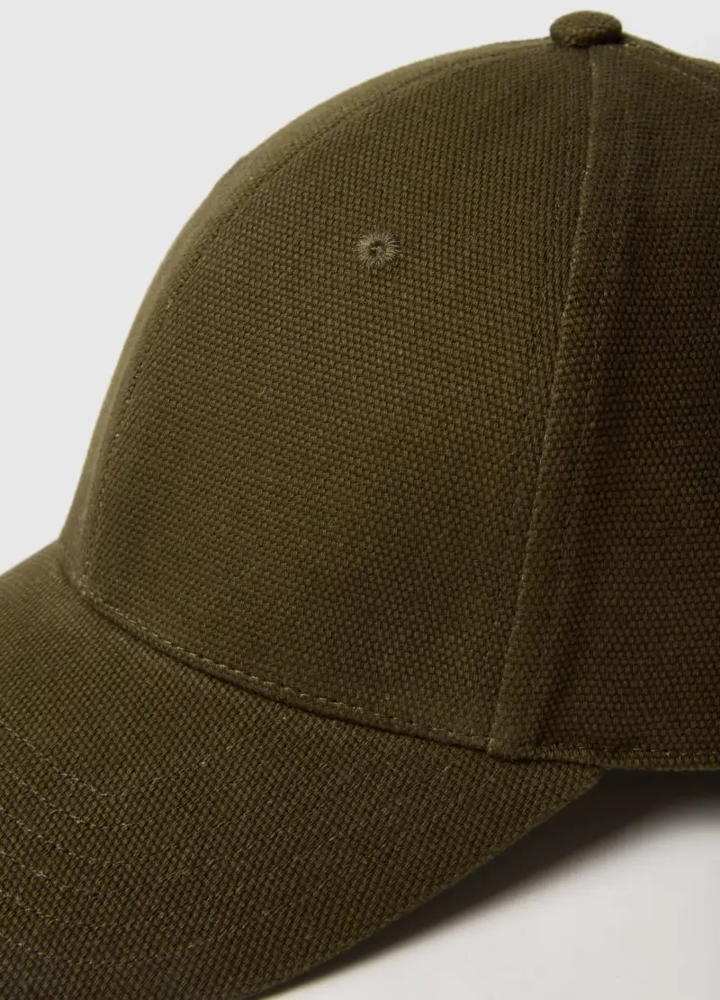 OVS, Cappello Da Baseball In Puro Cotone Verde, Uomo, Verde miniatura 3