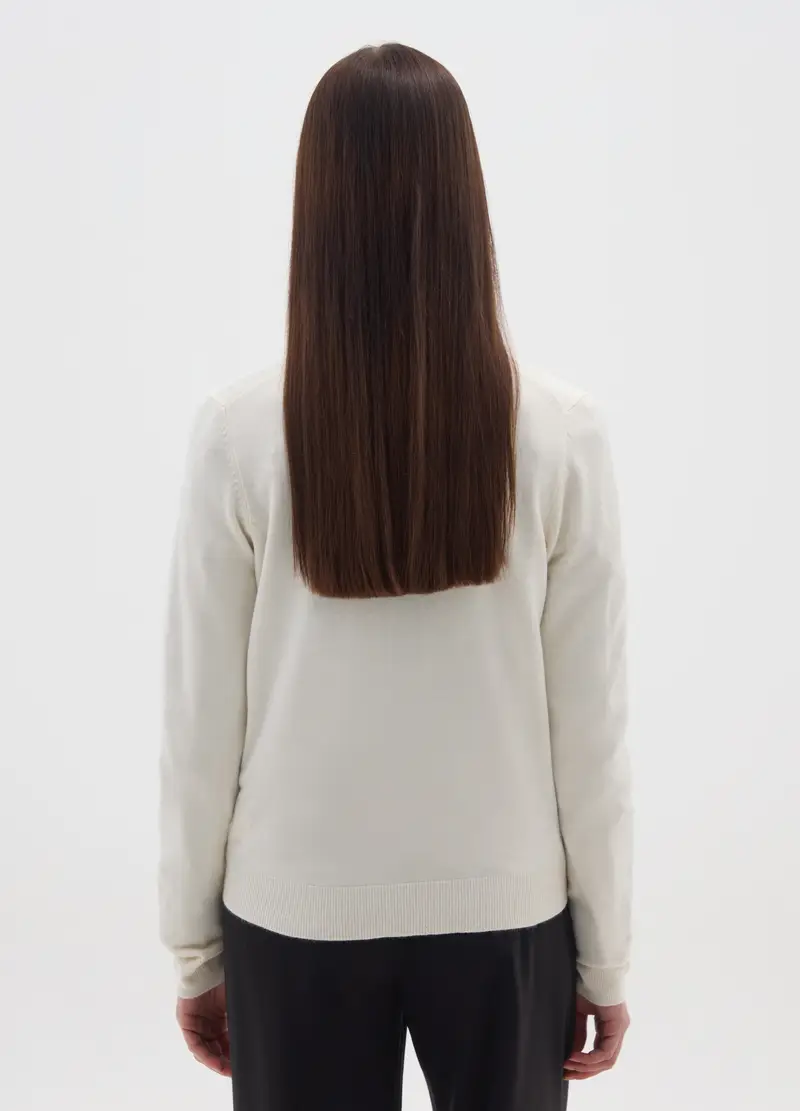 OVS HOUSEBRAND Cardigan Donna Bianco 4329022 miniatura 3